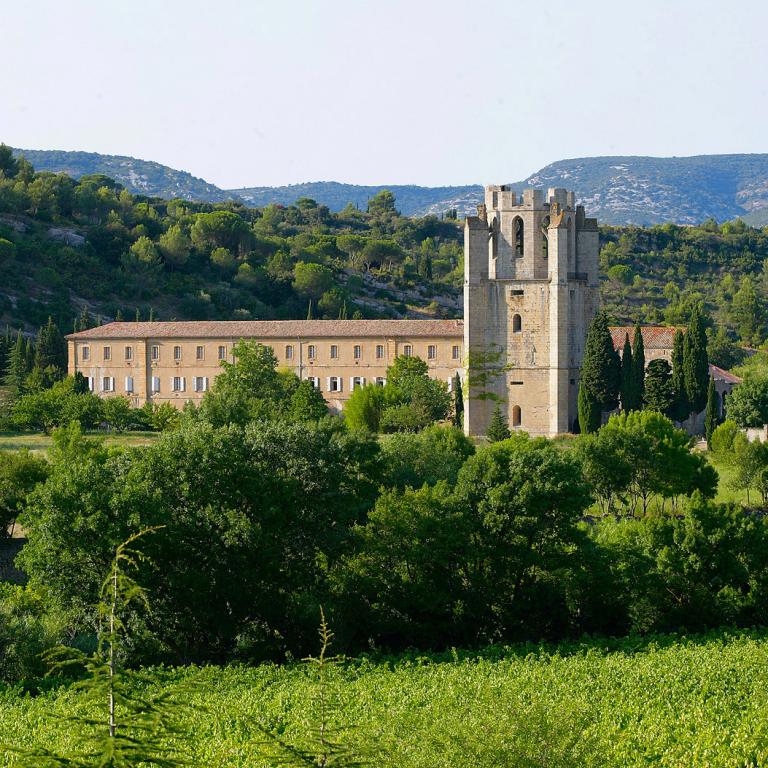 The Lagrasse Abbey in France